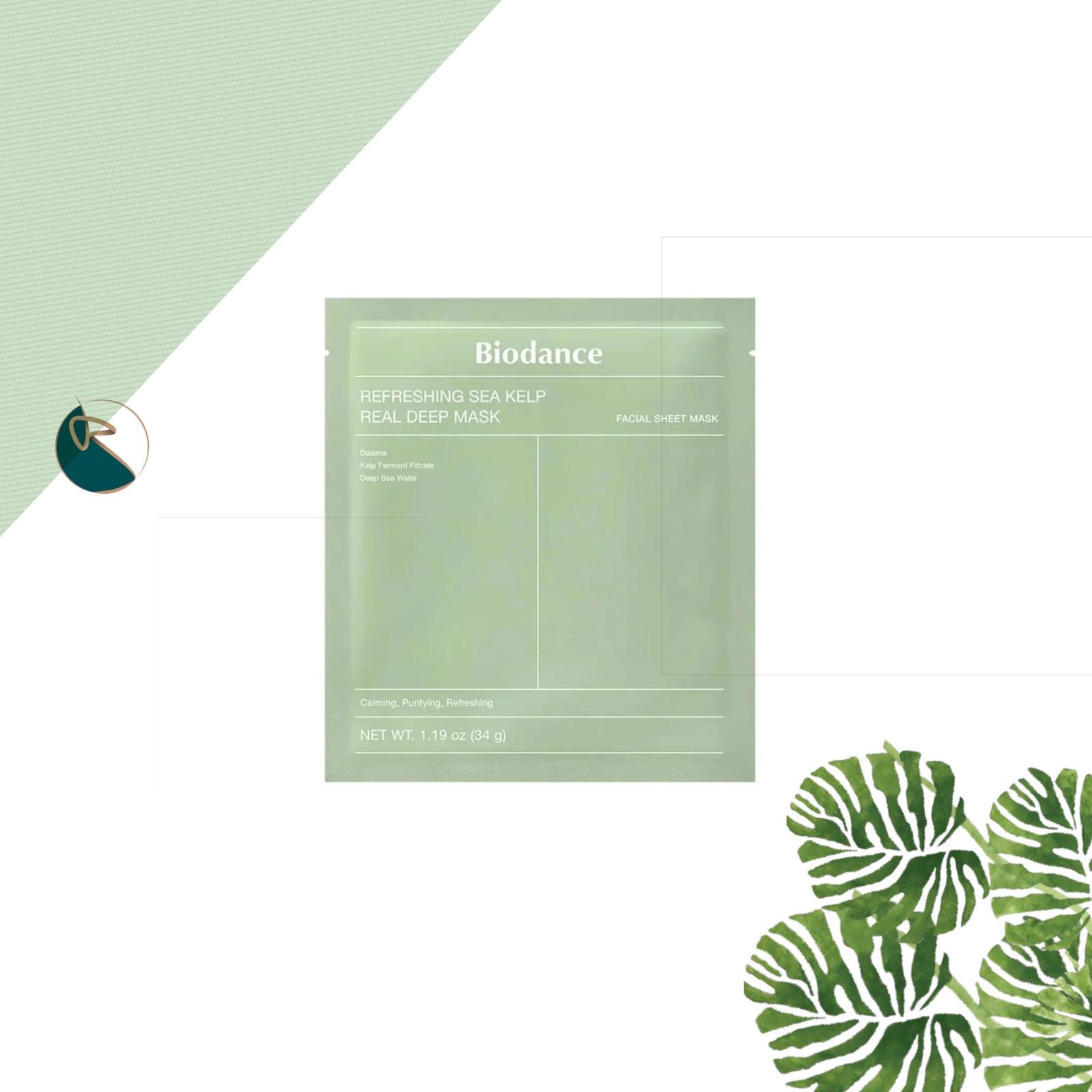 Biodance Refreshing Sea Kelp Real Deep Mask Sheet 1Pc 34g